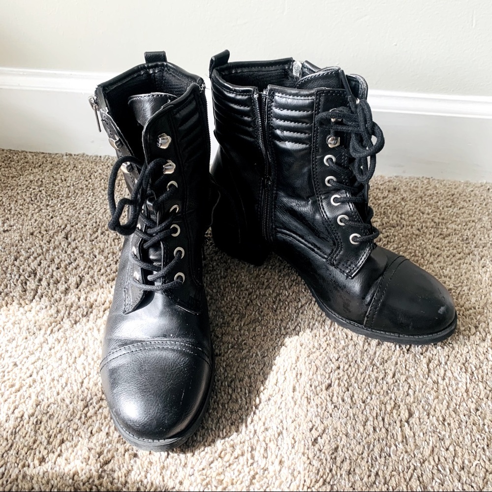SOLD Black Combat Boots